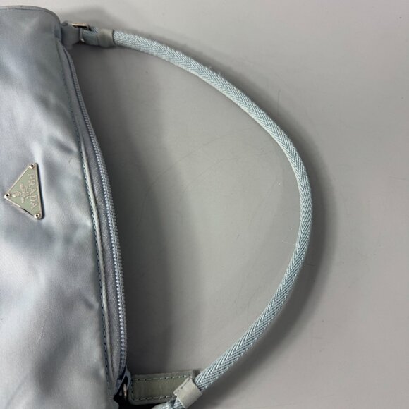Authentic Prada Pochette Shouler Bag Tessuto Small - Picture 12 of 14